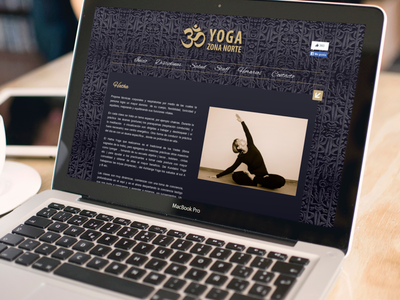 Diseño Web Yoga Zona Norte